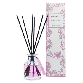 3x Caixas de Difusores de Varetas 140ml - Chá & Rosas