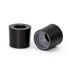 6x Peças de Encaixe para Difusores de 28mm (compatível com 21-32) - Torres de Plástico Pretas