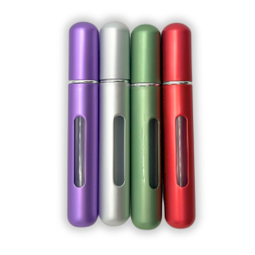 12x Spray de Recarga de Perfume de Bolso 8ml - Mate (cores sortidas)