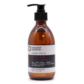 4x Óleo de Massagem e Banho de Aromaterapia - Sensual 300ml