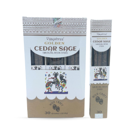 12x Varas de Resina para Defumação – Sálvia de Cedro 30g (6 unid.)