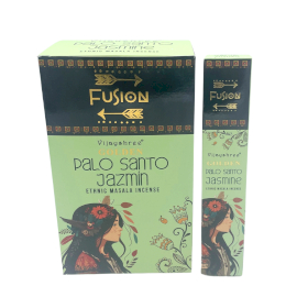 12x Varas de Palo Santo Dourado e Jasmim 15g