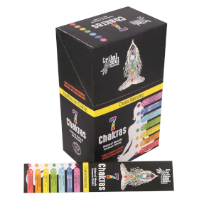 12x Incenso Tribal Soul - 7 Chakras com Cartão de Mensagem
