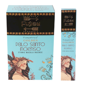 12x Varas de Palo Santo Dourado e Frankincense 15g