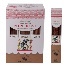 12x Varas de Resina para Defumação – Rosa Pura 30g (6 unid.)