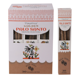 12x Varas de Resina para Defumação – Palo Santo 30g (6 unid.)