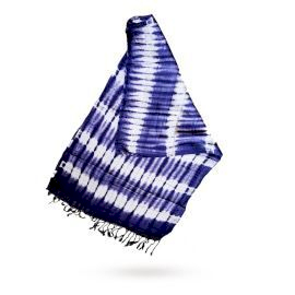 4x Echarpe Boho Arte de Java – Riscas Lavanda - 62x200 cm