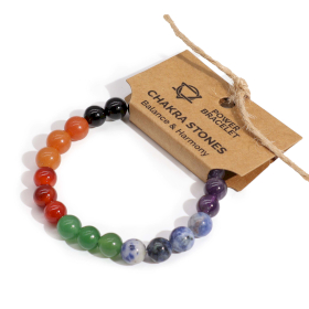 4x Pulseira de Energia - Pedras dos Chakras