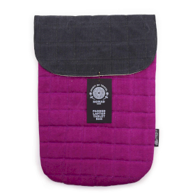 Bolsa Acolchoada para Portátil Efeito Lavagem - Roxo