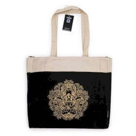 Bolsa Tote Grande Efeito Lavagem Chocolate - Hamsa
