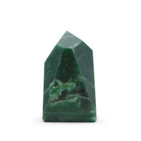 Pontas de Pedras Naturais (0,5 kg) – Jade Indiana (aprox. 8 unidades)