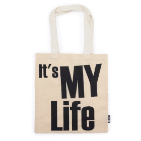 10x Sacos Tote Icónicos - É a Minha Vida - Natural 113g