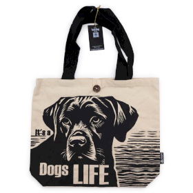 Saco Tote Icónico - Vida de Cão - Natural 283g