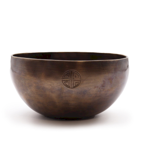 Taça Tibetana Indiana com Fases da Lua – Grande (aprox. 850g) – 17cm