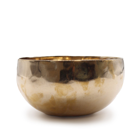 Taça Tibetana em Metal Brilhante – Grande (aprox. 850g) – 17cm