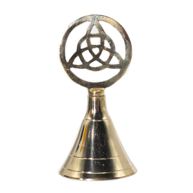 4x Sinos de Latão para Altar - Triquetra