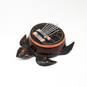 Kalimba Antiga Côco Tartaruga