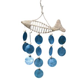 Espanta Espíritos - Peixe com Fio Azul