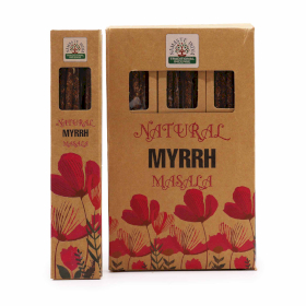 12x Incenso Botânico Natural Masala - Mirra