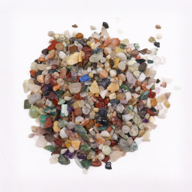 50x Microplaquetas Misturadas Naturais de Pedras Preciosas - 50KG