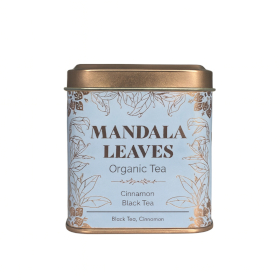 3x Latas 50g Chá Preto Orgânico de Canela