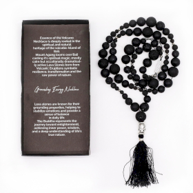 Colar Essência do Vulcão – Energia de Enraizamento