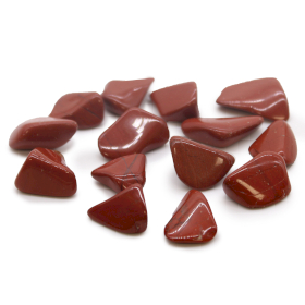 24x Pedra M TumbMe - Jaspe - Vermelho