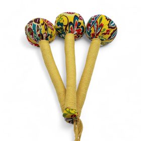 3x Martelos de Massagem com Artemísia – Amarelo