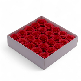 25x Flores de Sabão Artesanal – Rosa Romântica (5 Camadas) – Vermelho Vinho