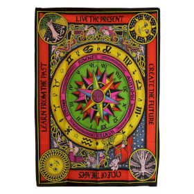 Arte de Parede em Algodão – Círculo da Vida