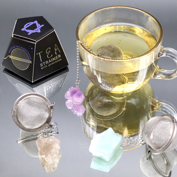 Fornecedor de coadores de chá com pedras preciosas