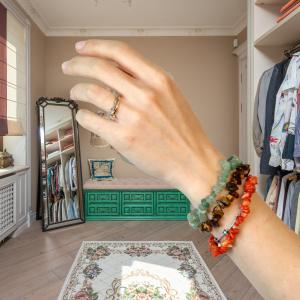 Venda maiorista de pulseiras com fragamentos de pedras preciosas