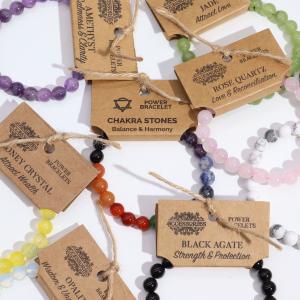 Pulseiras de Energia com Pedras Preciosas  por atacado