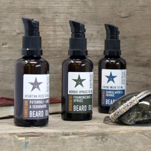 Óleos de barba naturais revenda