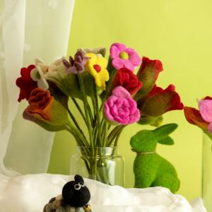 Flores de Feltro para revenda