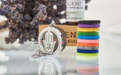 Revenda de Colares e Pulseiras de Aromaterapia  com Hamsa