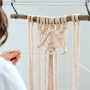 Revenda de decoração de parede de macramé