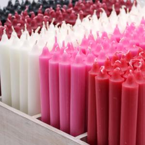 Velas com duraçao de queima de 8h