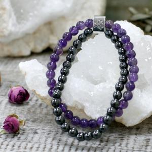 Pulseiras com pedras preciosas e energia magnética
