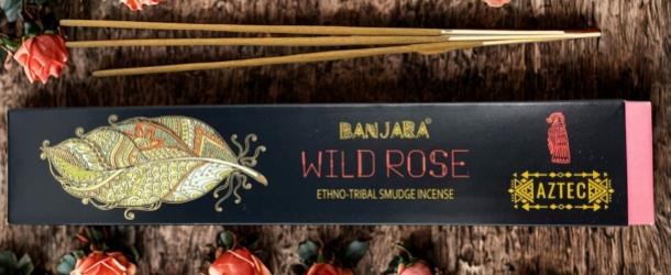 Incenso Banjara Tribal Smudge - Rosa Selvagem